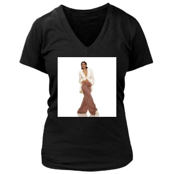 Teri Hatcher Women's Deep V-Neck TShirt