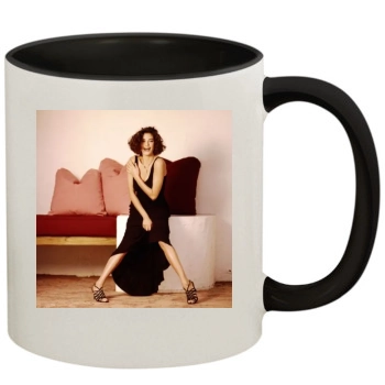 Teri Hatcher 11oz Colored Inner & Handle Mug