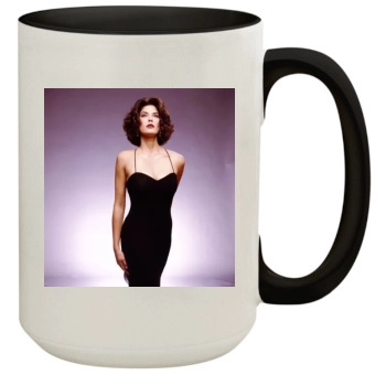 Teri Hatcher 15oz Colored Inner & Handle Mug