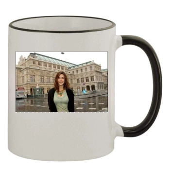 Teri Hatcher 11oz Colored Rim & Handle Mug