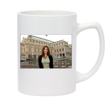 Teri Hatcher 14oz White Statesman Mug