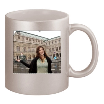 Teri Hatcher 11oz Metallic Silver Mug