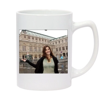 Teri Hatcher 14oz White Statesman Mug