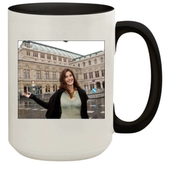 Teri Hatcher 15oz Colored Inner & Handle Mug