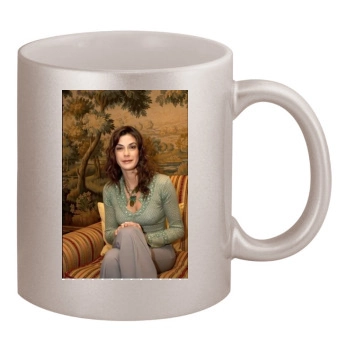 Teri Hatcher 11oz Metallic Silver Mug