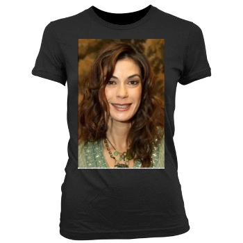 Teri Hatcher Women's Junior Cut Crewneck T-Shirt