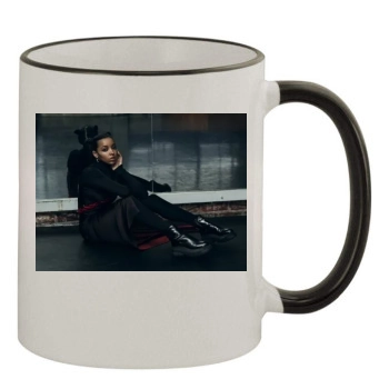 Tinashe 11oz Colored Rim & Handle Mug