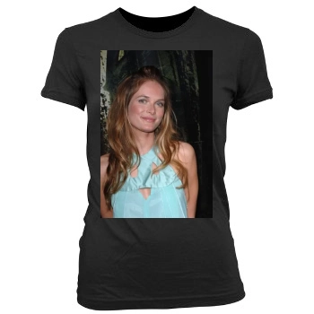 Rachel Blanchard Women's Junior Cut Crewneck T-Shirt