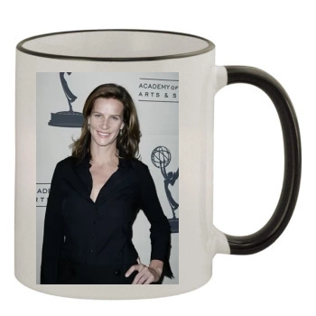 Rachel Griffiths 11oz Colored Rim & Handle Mug