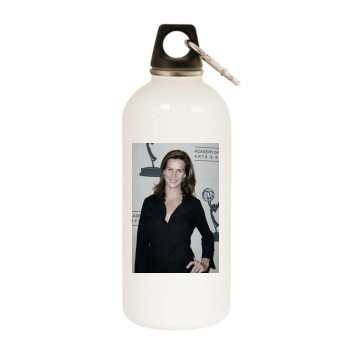 Rachel Griffiths White Water Bottle With Carabiner