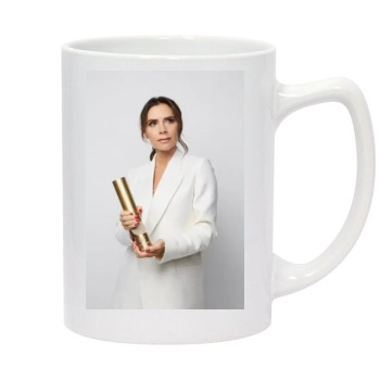 Victoria Beckham 14oz White Statesman Mug