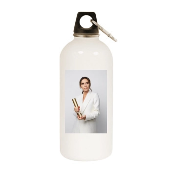 Victoria Beckham White Water Bottle With Carabiner