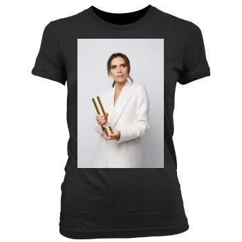 Victoria Beckham Women's Junior Cut Crewneck T-Shirt