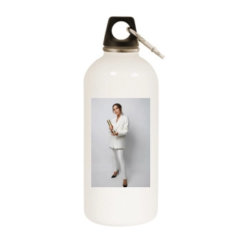 Victoria Beckham White Water Bottle With Carabiner