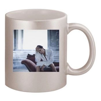 Victoria Beckham 11oz Metallic Silver Mug