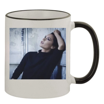 Victoria Beckham 11oz Colored Rim & Handle Mug