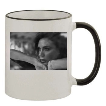 Victoria Beckham 11oz Colored Rim & Handle Mug