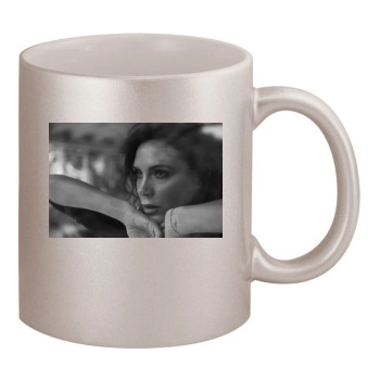 Victoria Beckham 11oz Metallic Silver Mug