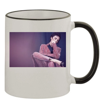 Victoria Beckham 11oz Colored Rim & Handle Mug