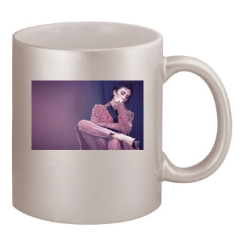 Victoria Beckham 11oz Metallic Silver Mug