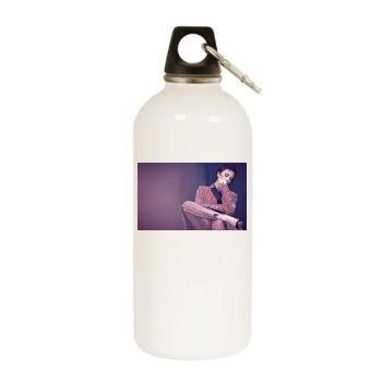 Victoria Beckham White Water Bottle With Carabiner