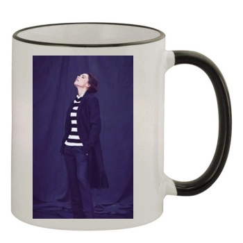 Victoria Beckham 11oz Colored Rim & Handle Mug