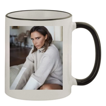 Victoria Beckham 11oz Colored Rim & Handle Mug