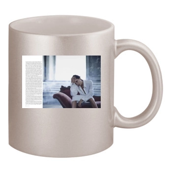 Victoria Beckham 11oz Metallic Silver Mug