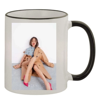 Victoria Beckham 11oz Colored Rim & Handle Mug