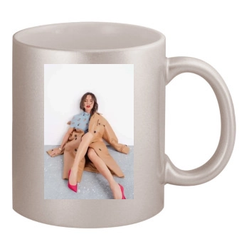 Victoria Beckham 11oz Metallic Silver Mug