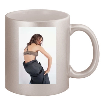 Victoria Beckham 11oz Metallic Silver Mug