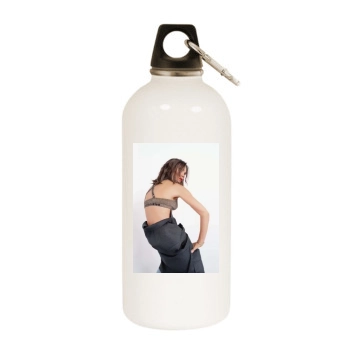 Victoria Beckham White Water Bottle With Carabiner