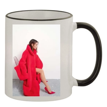 Victoria Beckham 11oz Colored Rim & Handle Mug