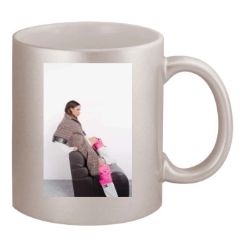 Victoria Beckham 11oz Metallic Silver Mug