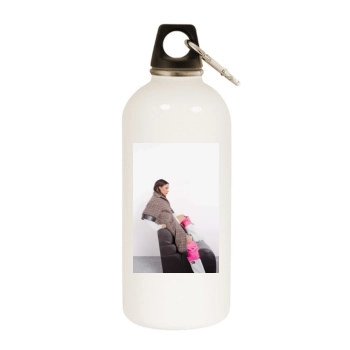 Victoria Beckham White Water Bottle With Carabiner