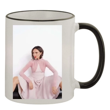 Victoria Beckham 11oz Colored Rim & Handle Mug