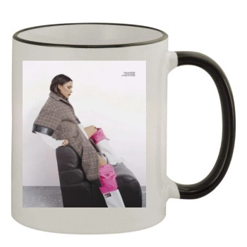 Victoria Beckham 11oz Colored Rim & Handle Mug