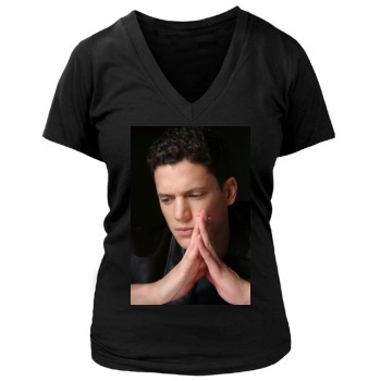 Wentworth Miller Women's Deep V-Neck TShirt