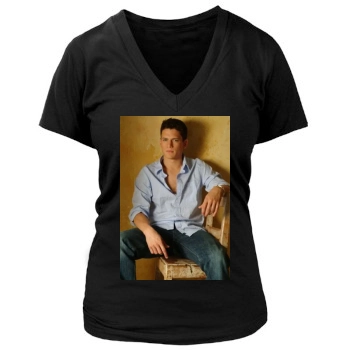 Wentworth Miller Women's Deep V-Neck TShirt