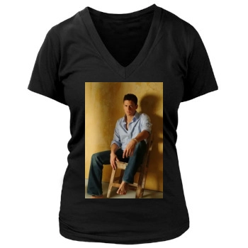 Wentworth Miller Women's Deep V-Neck TShirt