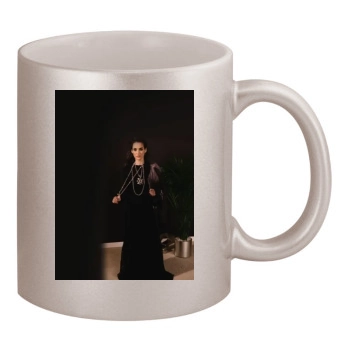 Winona Ryder 11oz Metallic Silver Mug