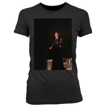 Winona Ryder Women's Junior Cut Crewneck T-Shirt