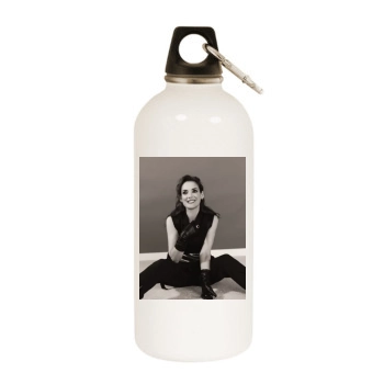 Winona Ryder White Water Bottle With Carabiner