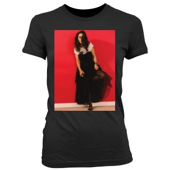 Winona Ryder Women's Junior Cut Crewneck T-Shirt