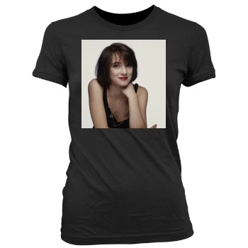 Winona Ryder Women's Junior Cut Crewneck T-Shirt