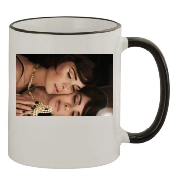 Winona Ryder 11oz Colored Rim & Handle Mug