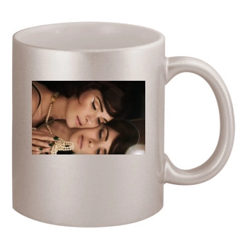 Winona Ryder 11oz Metallic Silver Mug