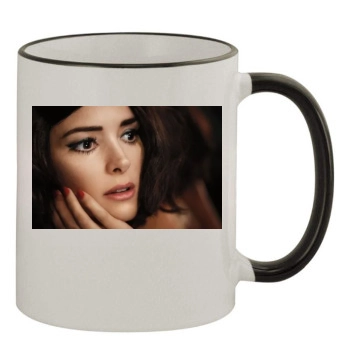 Winona Ryder 11oz Colored Rim & Handle Mug