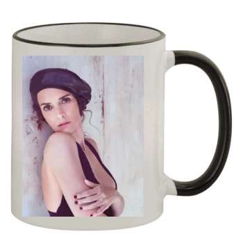 Winona Ryder 11oz Colored Rim & Handle Mug