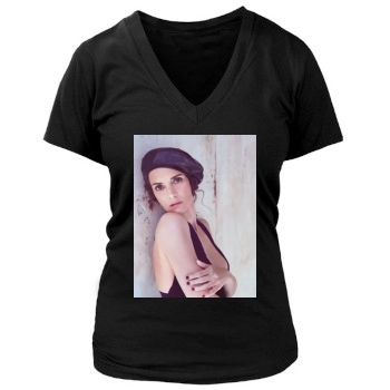 Winona Ryder Women's Deep V-Neck TShirt